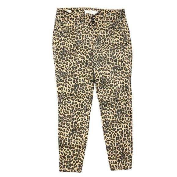 Torrid leopard print jeggings stretchy 16 - Picture 2 of 10
